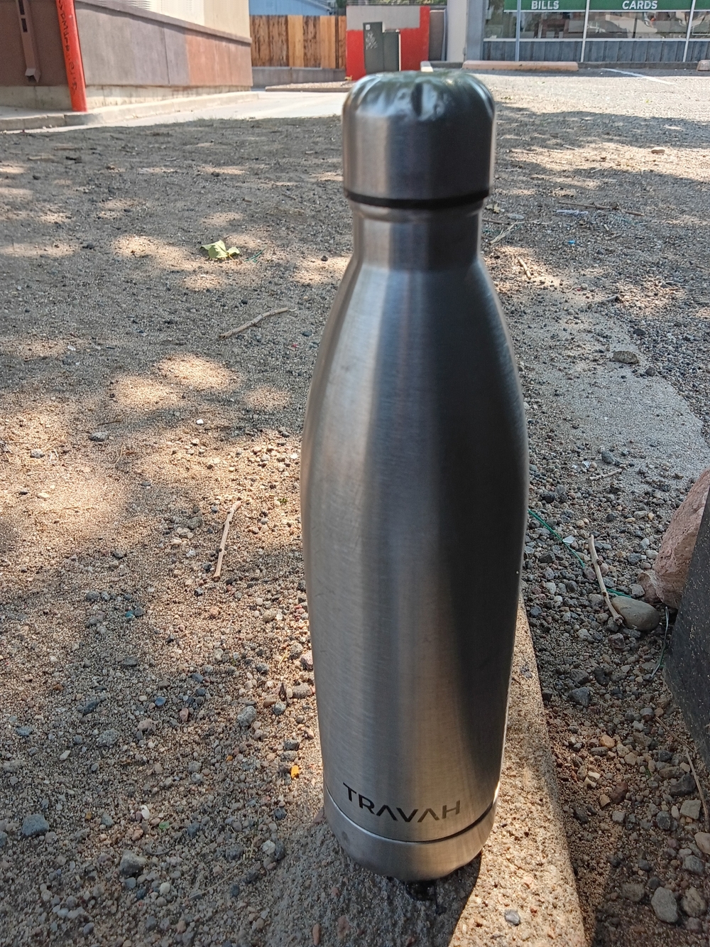Secret Stash/Stainless Steel Insulated Bottle - Silver